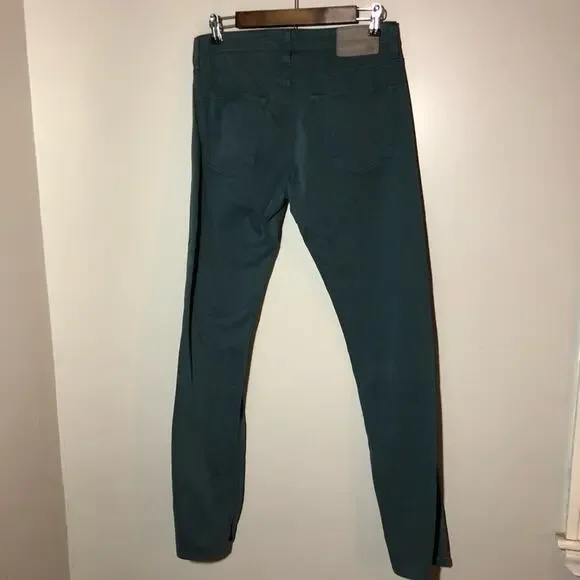 Adriana Goldschmied AG mens 30x34 teal blue tellis modern slim jeans pants